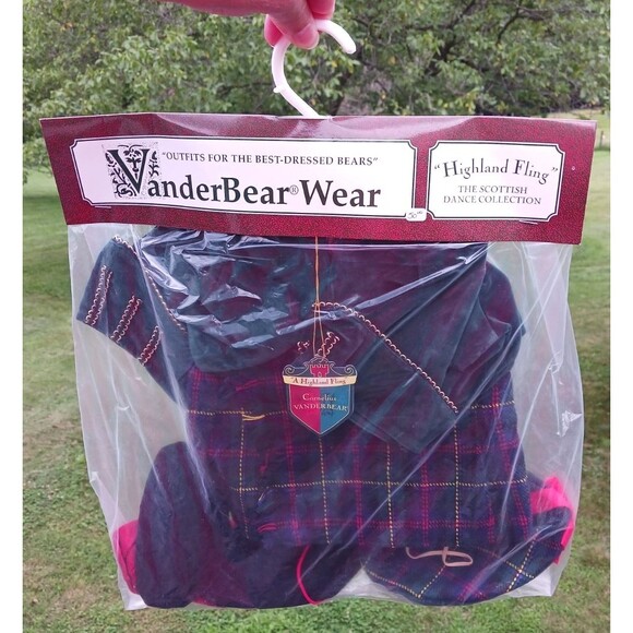 VTG 1993 VanderBear Wear CORNELIUS Outfit Highland Fling Scottish Dance SEALED - Picture 1 of 5